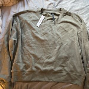 Olive Green Crewneck Sweater